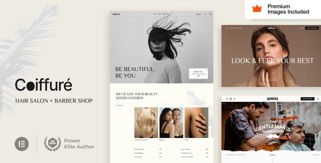 Coiffure Hair Salon & Barber Theme