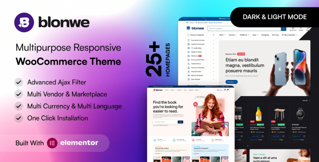 Blonwe Multipurpose Theme