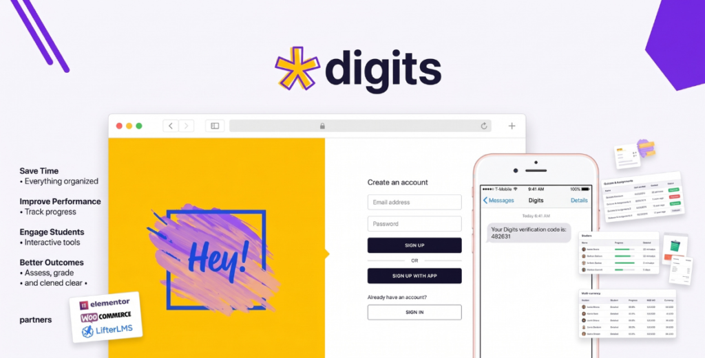 Digits : WordPress Mobile Number Signup and Login