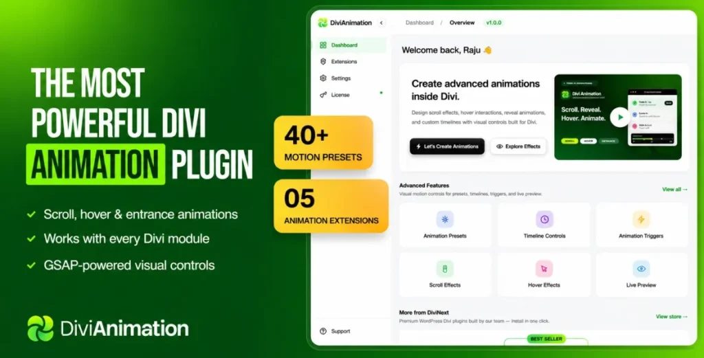 Divi Animation